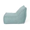 Ettie 3 Ft. Water Resistant Fabric Bean Bag Chair, Teal