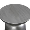 Toby - Metal Accent Table - Silver