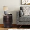 Johnsen - Large Metal Accent Table - Oil Rubbed Bronze
