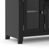 Cosmopolitan - 72" Wide TV Media Stand - Black