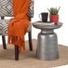 Toby - Metal Accent Table - Silver