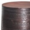 Johnsen - Large Metal Accent Table - Oil Rubbed Bronze