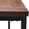 Skyler - Square Coffee Table - Dark Cognac Brown