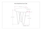 Patrice - Metal and Wood Accent Table - Natural / Gold