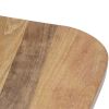 Patrice - Metal and Wood Accent Table - Natural / Gold