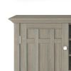 Bedford - Sideboard Buffet and Wine Rack - Distressed Grey