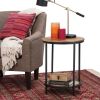 Jenna - Round Side Table - Natural