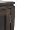 Cosmopolitan - 72" Wide TV Media Stand - Mahogany Brown