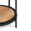 Jenna - Round Side Table - Natural