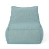 Ettie 3 Ft. Water Resistant Fabric Bean Bag Chair, Teal