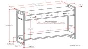 Riverside - Console Sofa Table - Natural