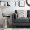 Sheridan - Metal Accent Table - Antique Silver