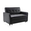 Orisfur. 51" Convertible Sleeper Bed, Adjustable Oversized Armchair with Dual USB Ports for Small Space