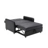Orisfur. 51" Convertible Sleeper Bed, Adjustable Oversized Armchair with Dual USB Ports for Small Space