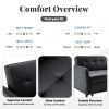 Orisfur. 51" Convertible Sleeper Bed, Adjustable Oversized Armchair with Dual USB Ports for Small Space