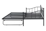 Metal Daybed with Pop-up Trundle