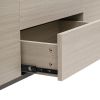 5 Pieces Lift Top Coffee Table Set with Storage Convertible Dining Table with Ottomans