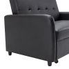Orisfur. 51" Convertible Sleeper Bed, Adjustable Oversized Armchair with Dual USB Ports for Small Space