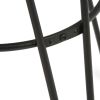 Simeon - 24" Metal Counter Height Stool with Wood Seat - Cocoa Brown / Black