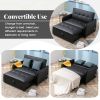 Orisfur. 51" Convertible Sleeper Bed, Adjustable Oversized Armchair with Dual USB Ports for Small Space
