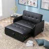 Orisfur. 51" Convertible Sleeper Bed, Adjustable Oversized Armchair with Dual USB Ports for Small Space