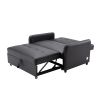 Orisfur. 51" Convertible Sleeper Bed, Adjustable Oversized Armchair with Dual USB Ports for Small Space