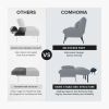 Convertible Futon Sofa Bed Upholstered Futon Couch Fabric Sleeper Sofa