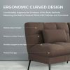 Convertible Futon Sofa Bed Upholstered Futon Couch Fabric Sleeper Sofa