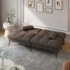 Convertible Futon Sofa Bed Upholstered Futon Couch Fabric Sleeper Sofa